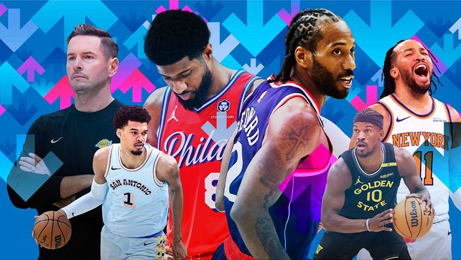 ESPN NBA常规赛评分：火箭A湖人B+勇士B两队垫底F