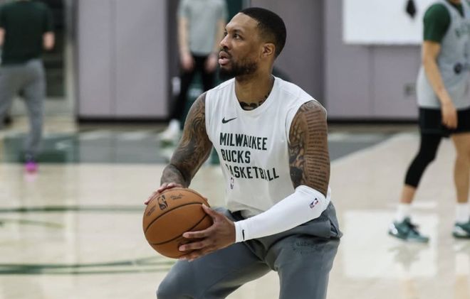 雄鹿喜讯！利拉德状态大升级，G2有望复出，助字母哥扳平比分