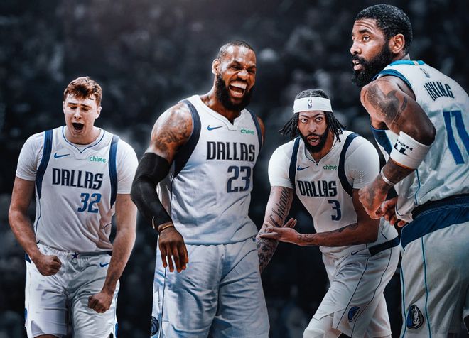 独行侠组四状元？詹姆斯下家：独行侠领跑，骑士勇士紧随