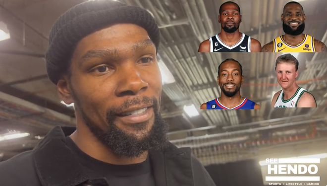 杜兰特盘点最强小前锋四人：现役仅他与两人入选，退役独推伯德