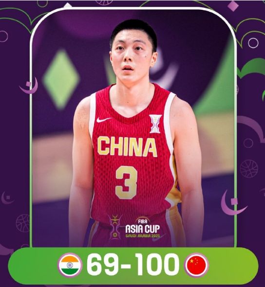 亚洲杯积分榜：中国男篮与中国台北男篮全胜，携手领跑小组第一